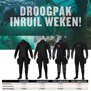 DiveWorld Bare droogpak inruilweken