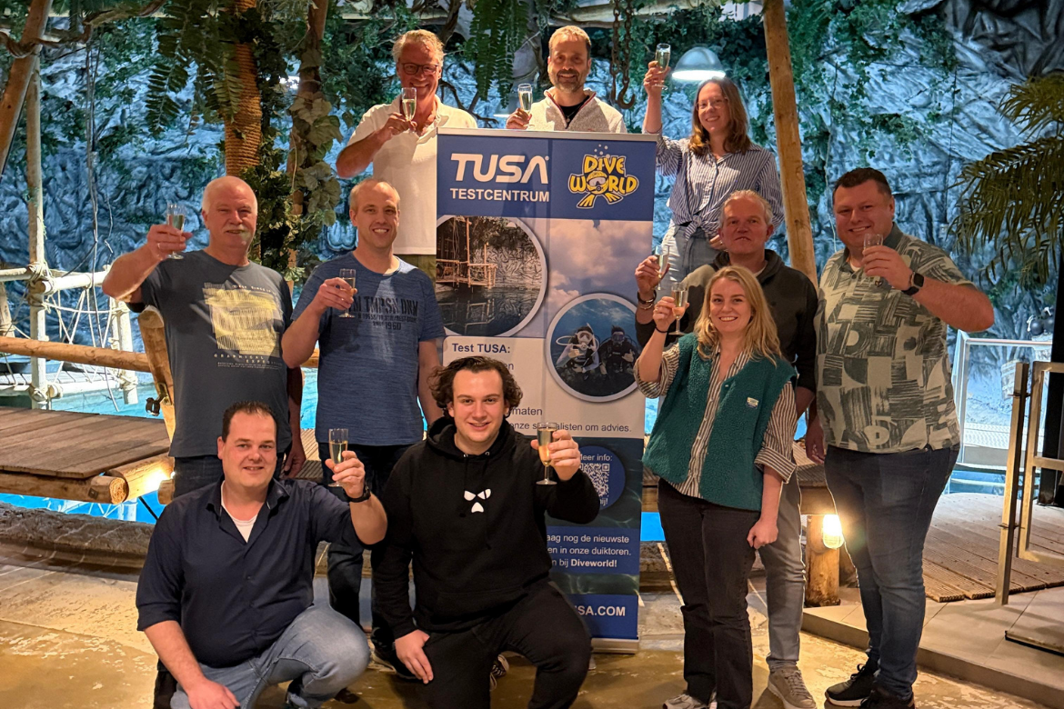 Diveworld vanaf nu Tusa testcenter